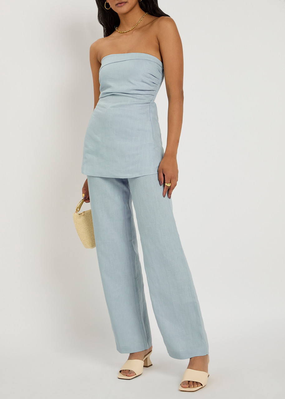 Boe Strapless Linen Top