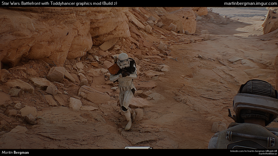 Star Wars Battlefront graphics mod makes the game look like a movie ...