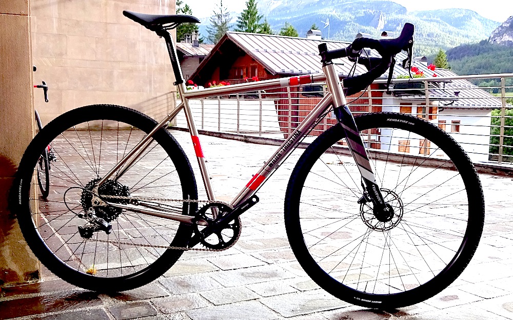 Jaroon has a steel frame and Wiliernsays it will tackle larger gravel