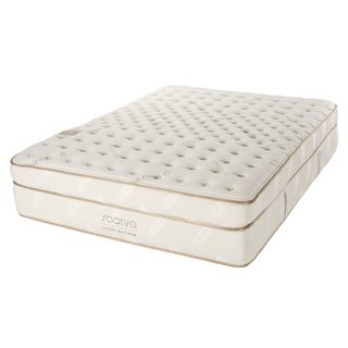 A Saatva Classic mattress on a white background