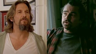 Jeff Bridges as The Dude in the iconic 'The Big Lebowski,' Leo DiCaprio starring in 'One Battle After Another' (2025).