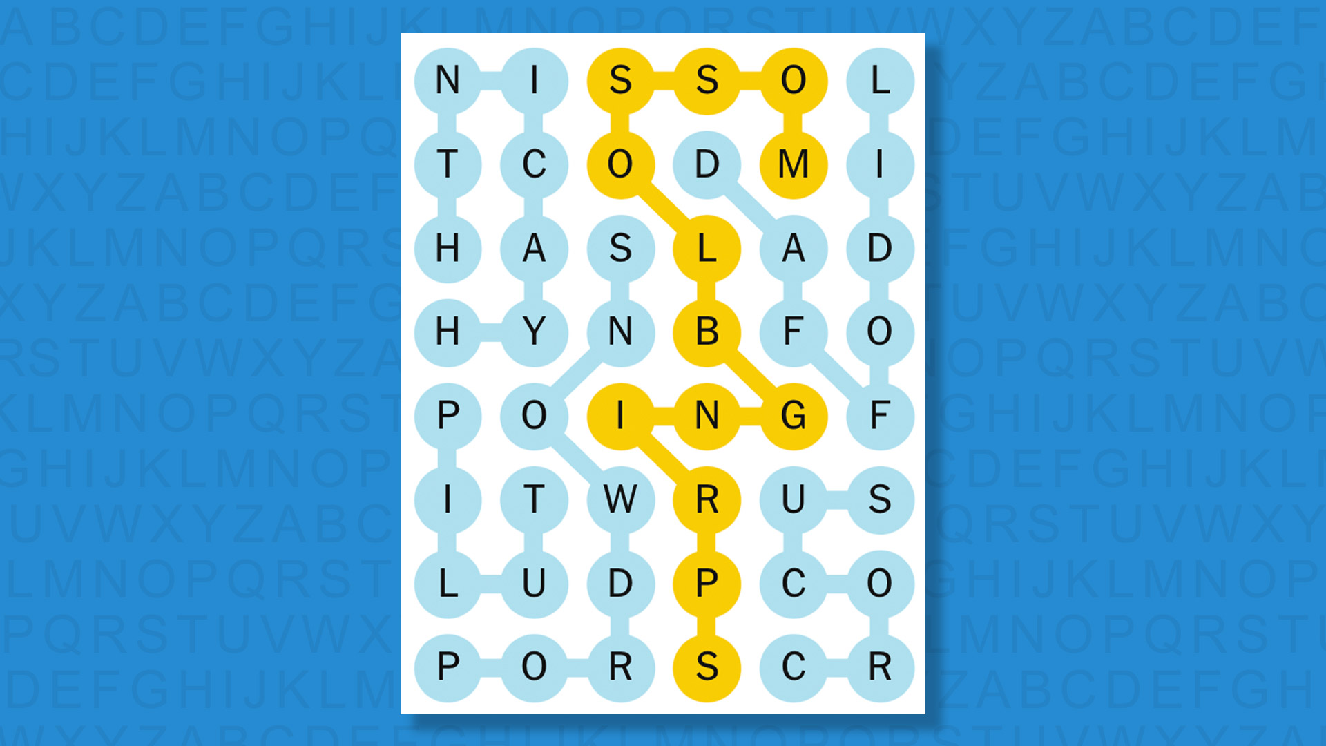 NYT Strands answers for game 762 on a blue background