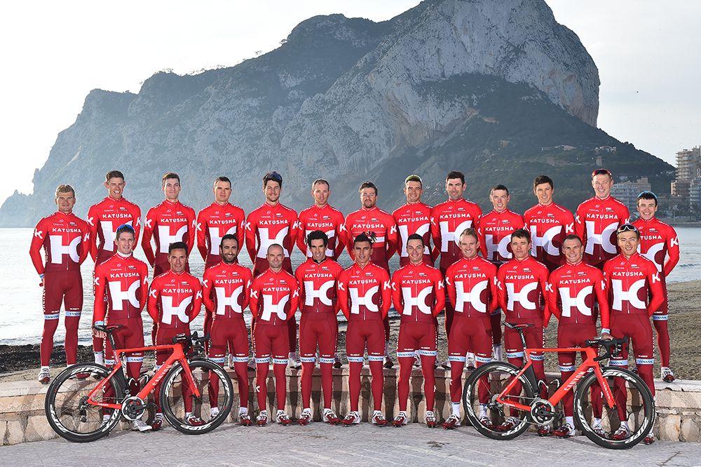 The 2016 Team Katusha squad