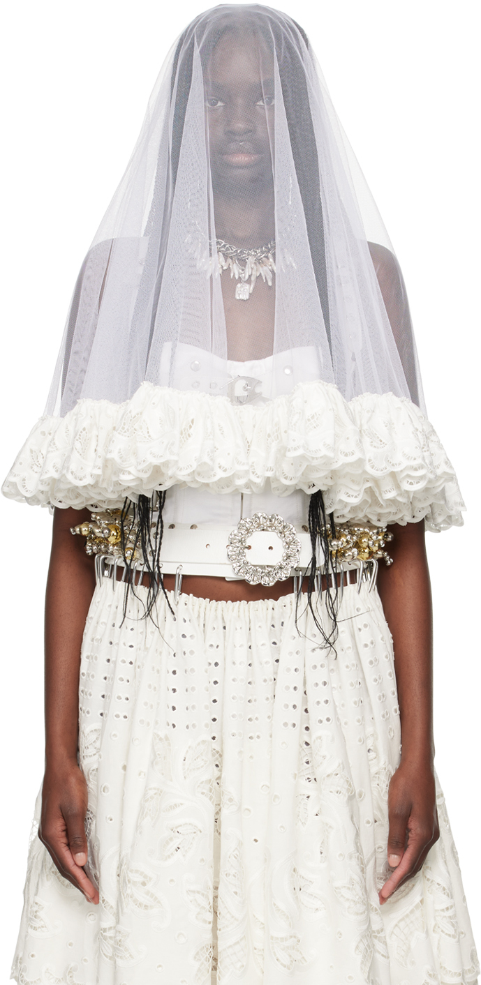 Ssense Exclusive White Wedding Veil