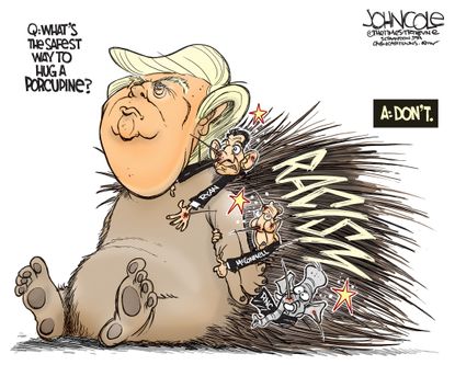 Political cartoon U.S. Donald Trump Paul Ryan
