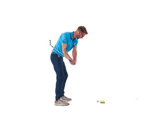 Tom Motley demonstrating the magic sponge drill to cure the shank