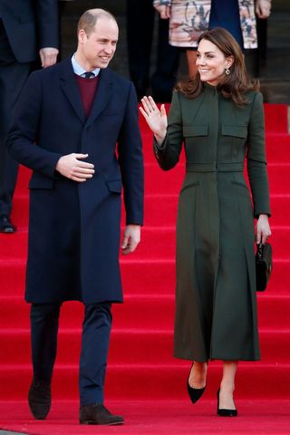 Kate Middleton's cargo-style longline jacket