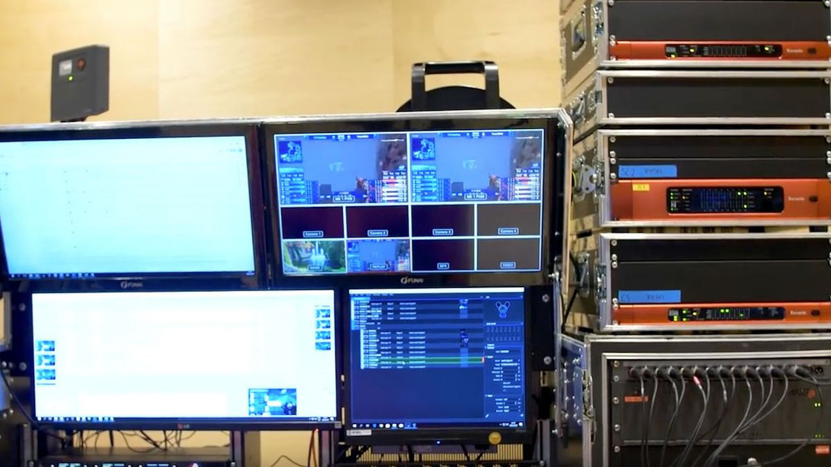 AV routing at the Intel Extreme Masters Championship (IEM) 2019 in Katowice, Poland, employing several Focusrite RedNet components .