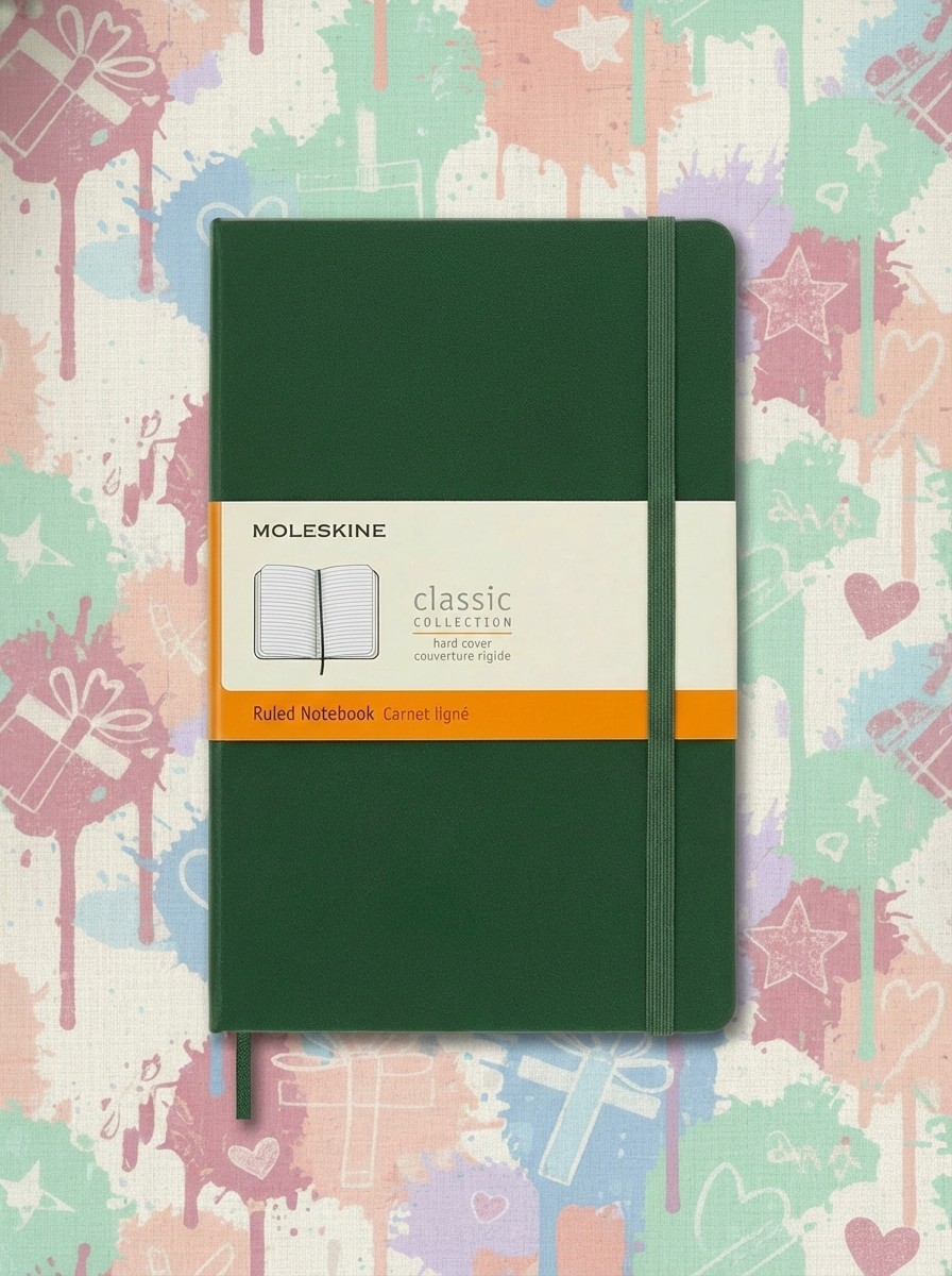 Moleskine Notebook, Myrtle Green