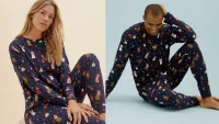 M&S Santa Paws Family Pyjama Set
