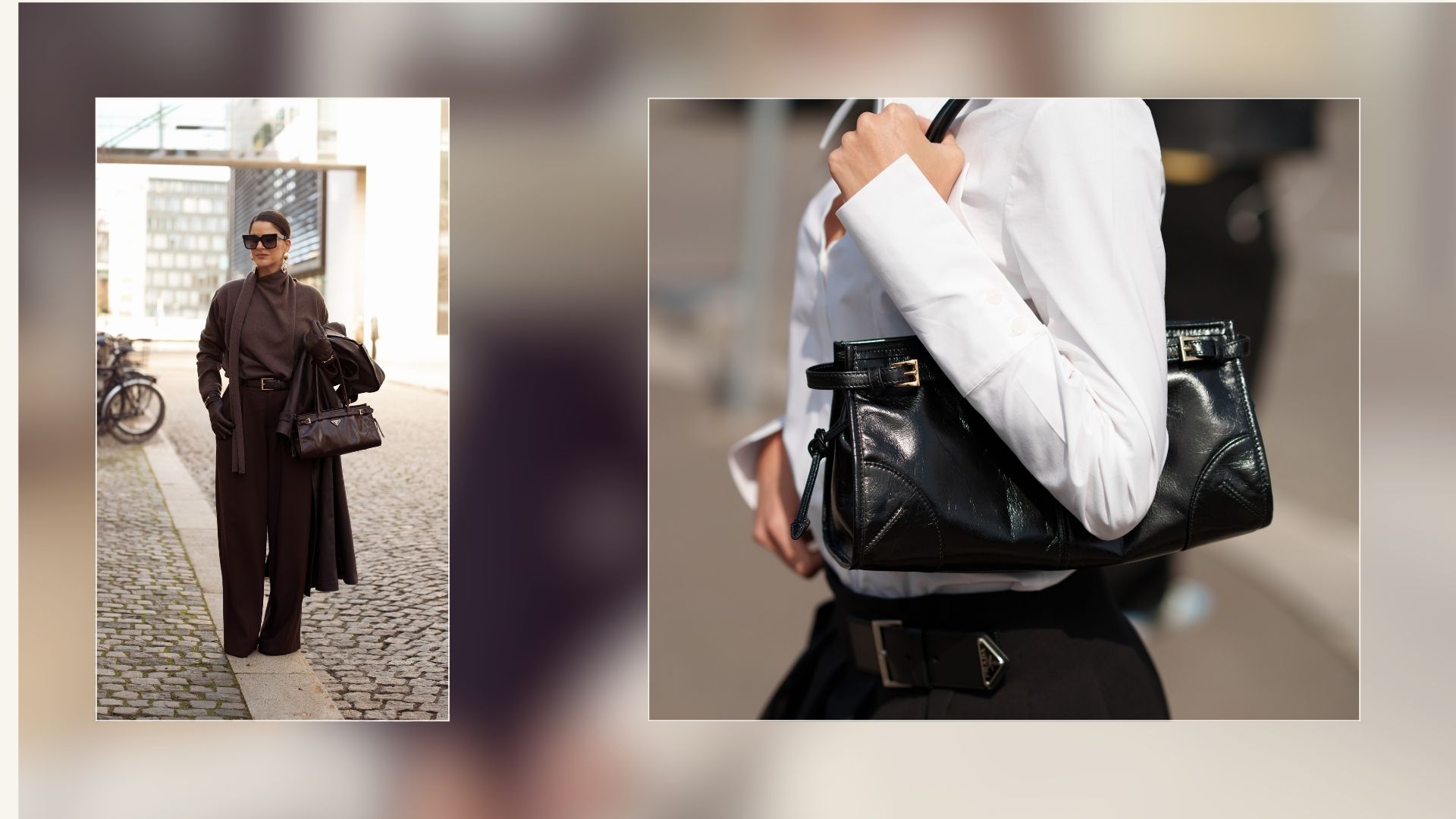 ショルダーバッグ・ポシェット PRADA | FROM THE RUNWAY Medium brushed leather handbag Black Prada Darling medium leather shoulder bag | PRADA