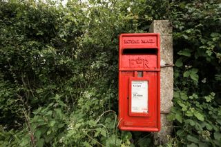 Royal mail postbox in Norfolk