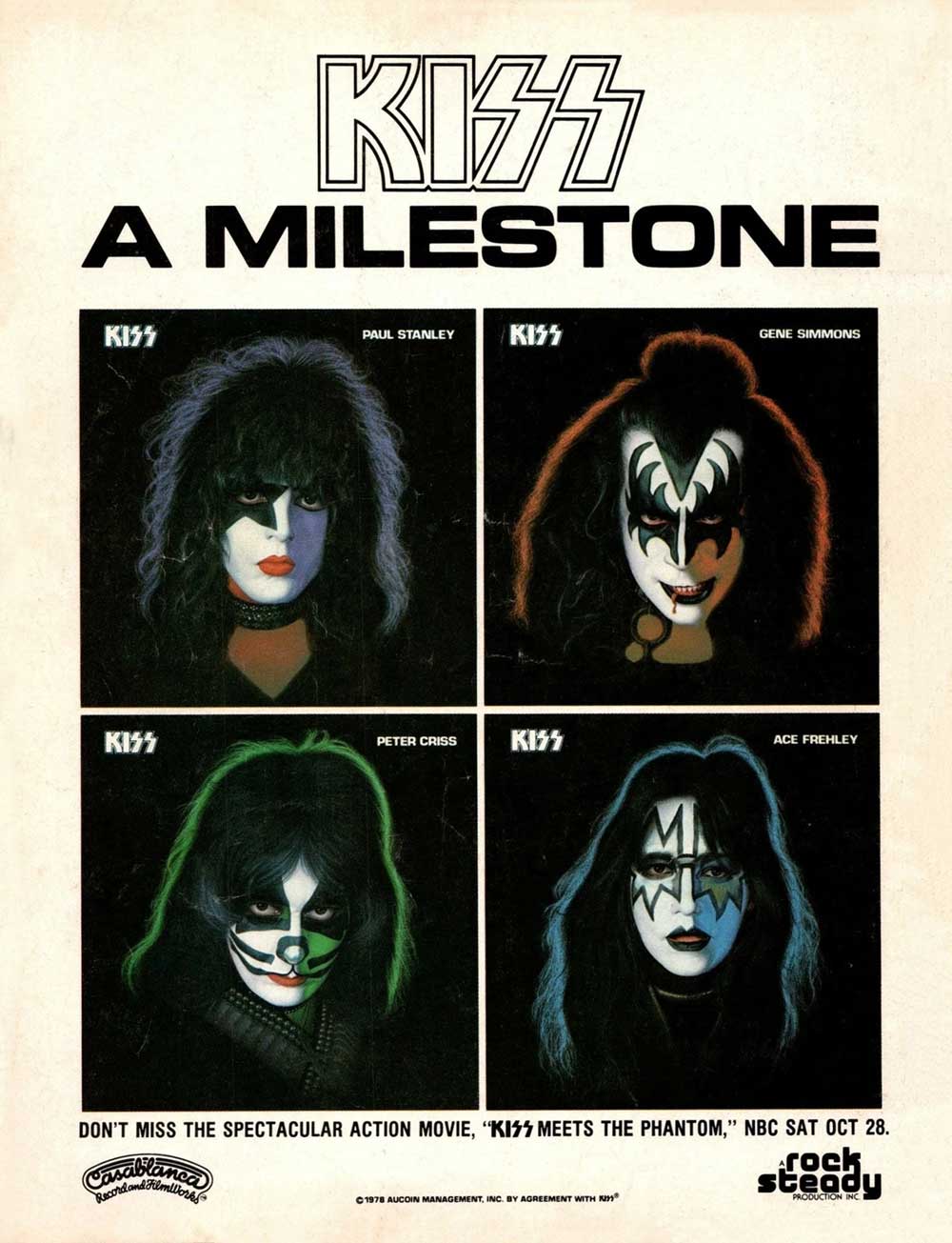 Kiss: A Milestone poster