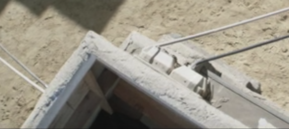 A close up of the exposed facade in The Book of Boba Fett episode 3