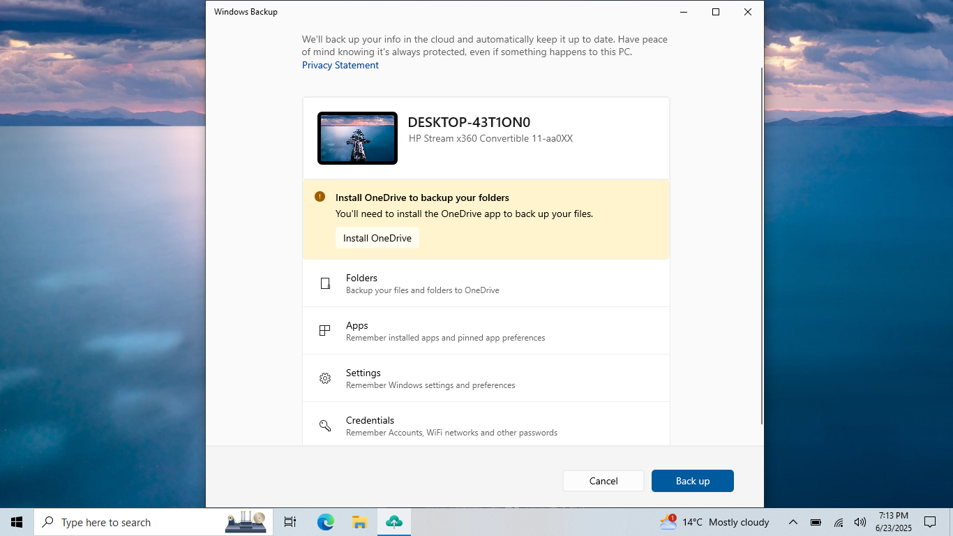 Windows 10 Backup App