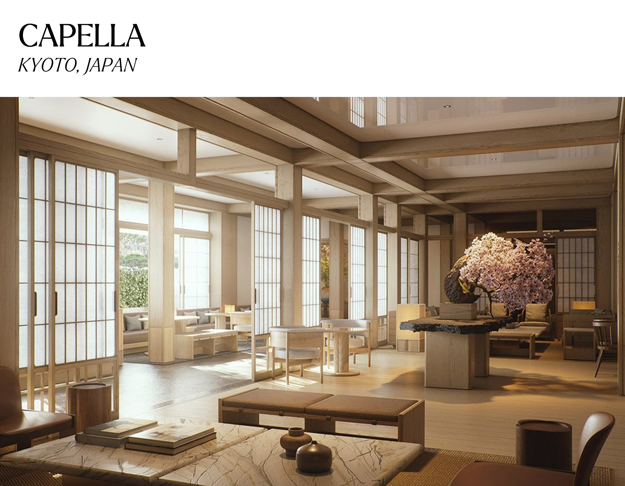 Capella Kyoto hotel in Japan.
