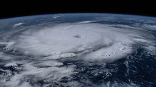 Hurricane Beryl as seen from the International Space Station on July 1, 2024. 