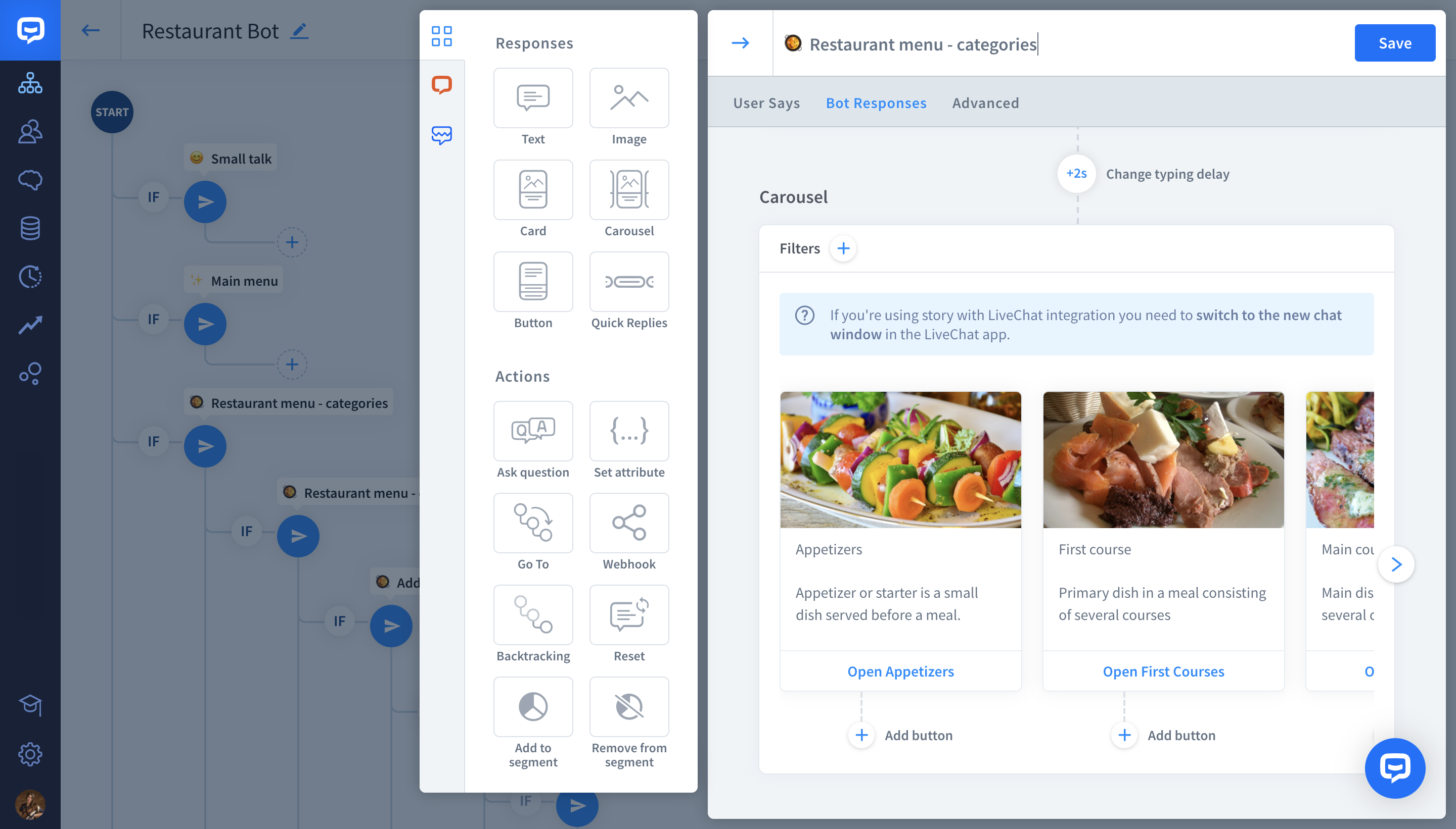LiveChat UI