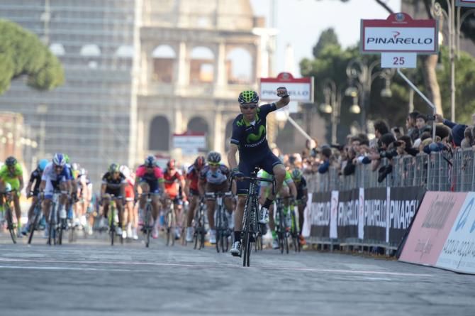 Alejandro Valverde (Movistar) wins Roma Maxima