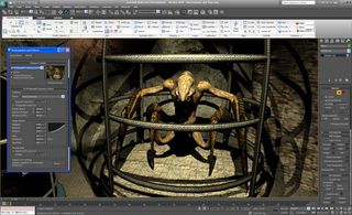 Work being created for a videogame in Autodesk 3DS Max