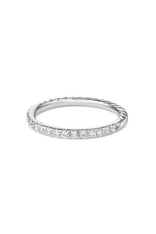 Cable Collectibles Pave Diamond Band Ring