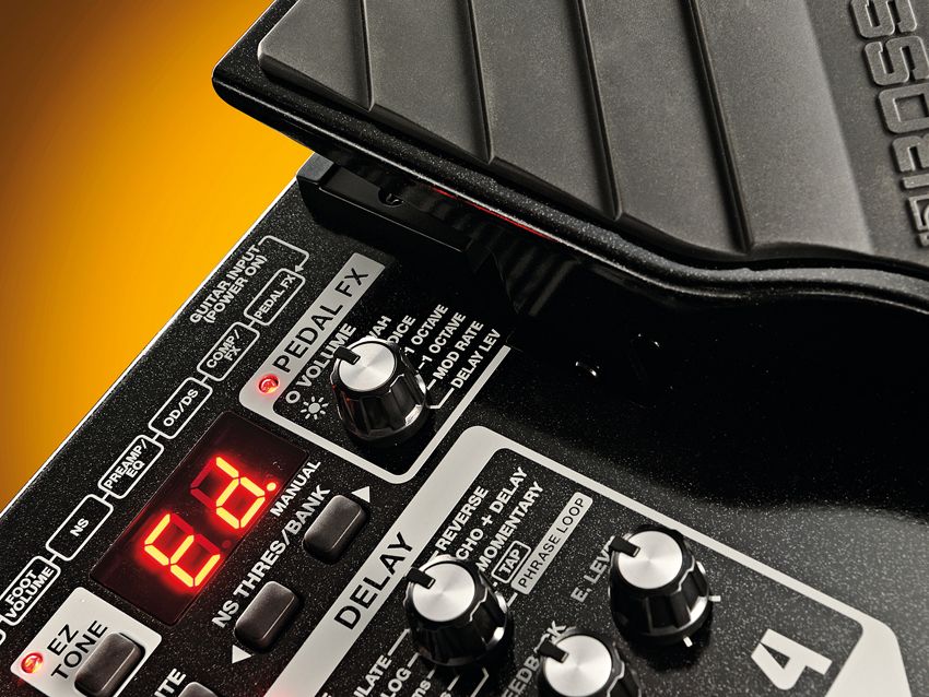 No-nonsense knobs and clear labelling make using the ME-70 a doddle, even for multi-FX newbies