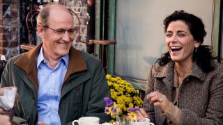 Richard Jenkins and Hiam Abbass in The Visitor