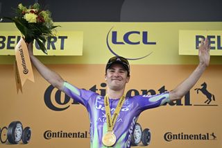 'We've been waiting for this' - Jayco-AlUla celebrate major collective effort at Tour de France to propel Mauro Schmid to breakaway stage victory