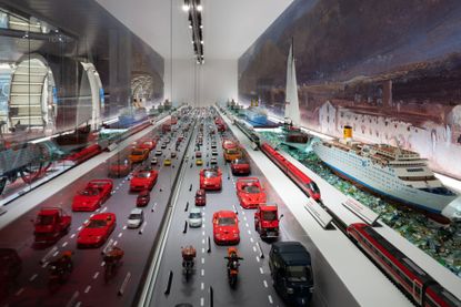 Transport models museum on board a cruise ship