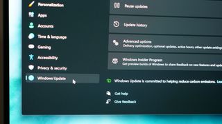 Advanced Startup Menu options screen in Windows 11