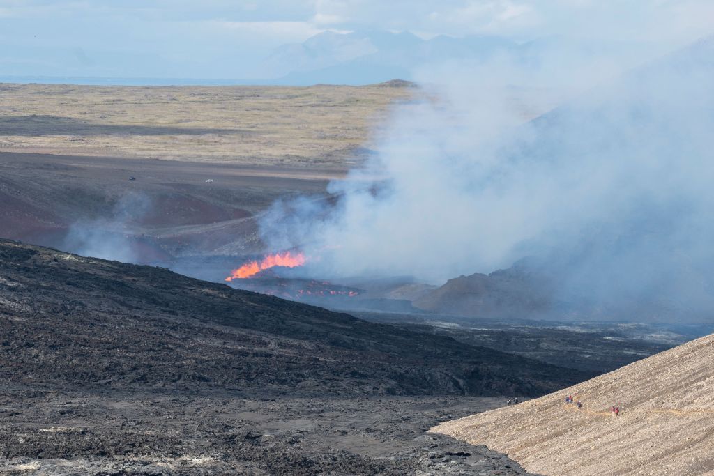 Volcanic eruption in Iceland