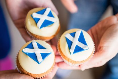 Scottish cupcakes for Burns Night