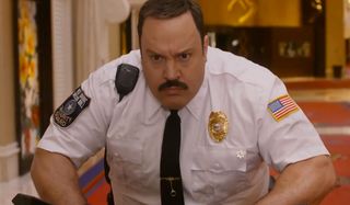 Paul Blart: Mall Cop Kevin James scowls on his Segway
