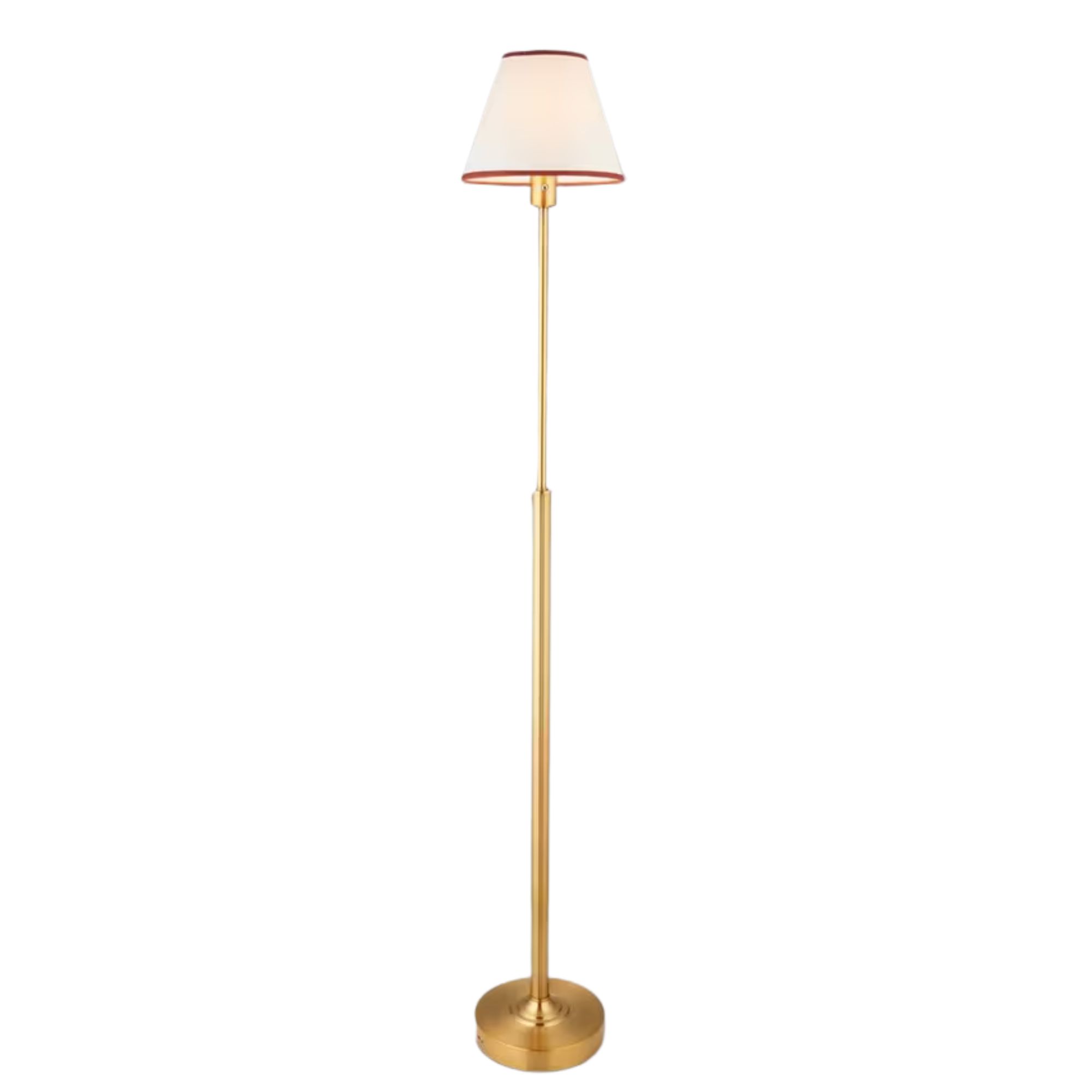 John Lewis, Baily Rechargeable Floor Lamp in Brass