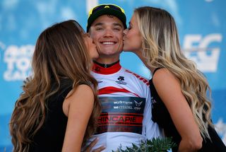Robin Carpenter (Hincapie) is the best young rider and also the KOM jersey holder after stage 2