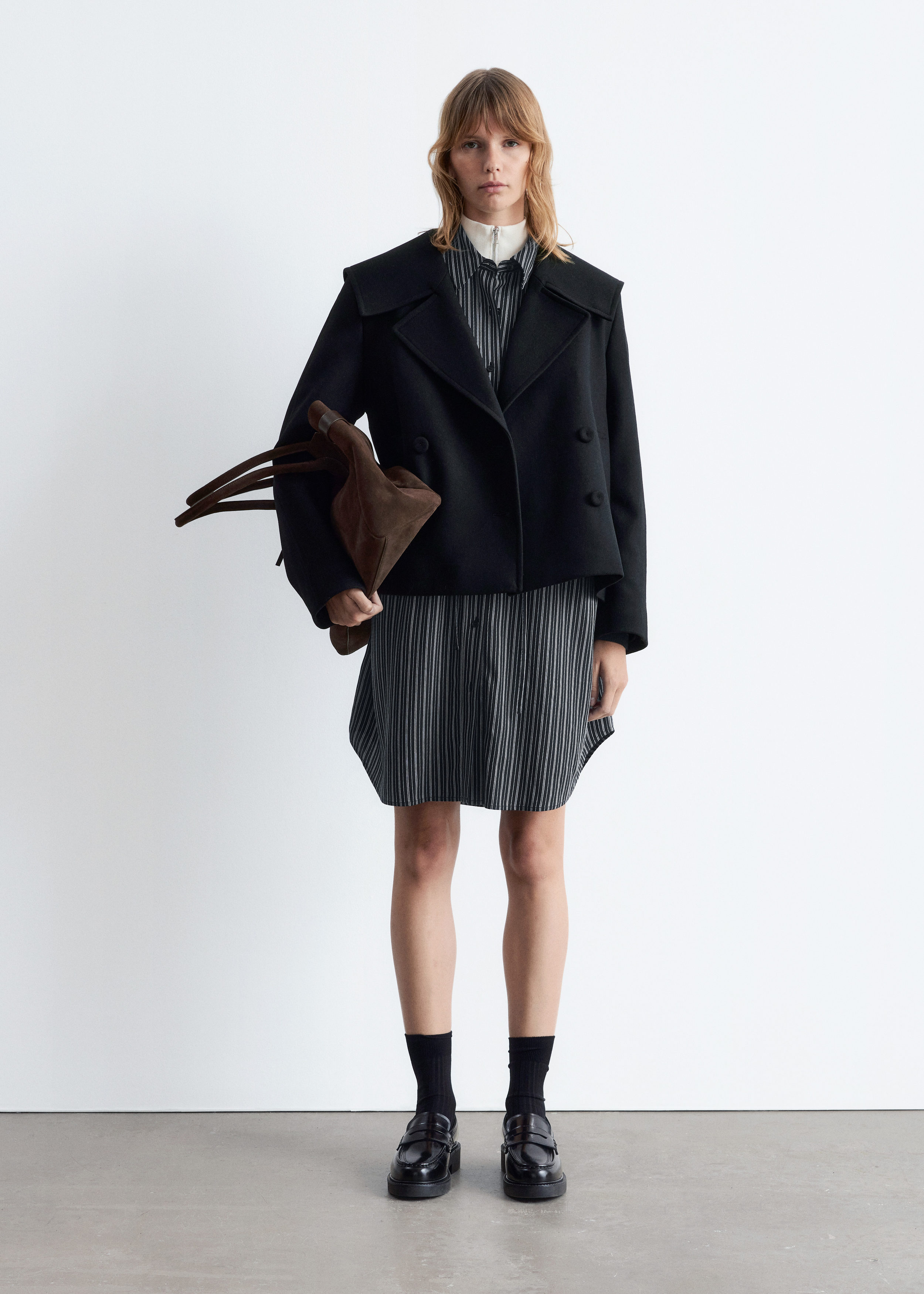 Double-Breasted Wool Jacket