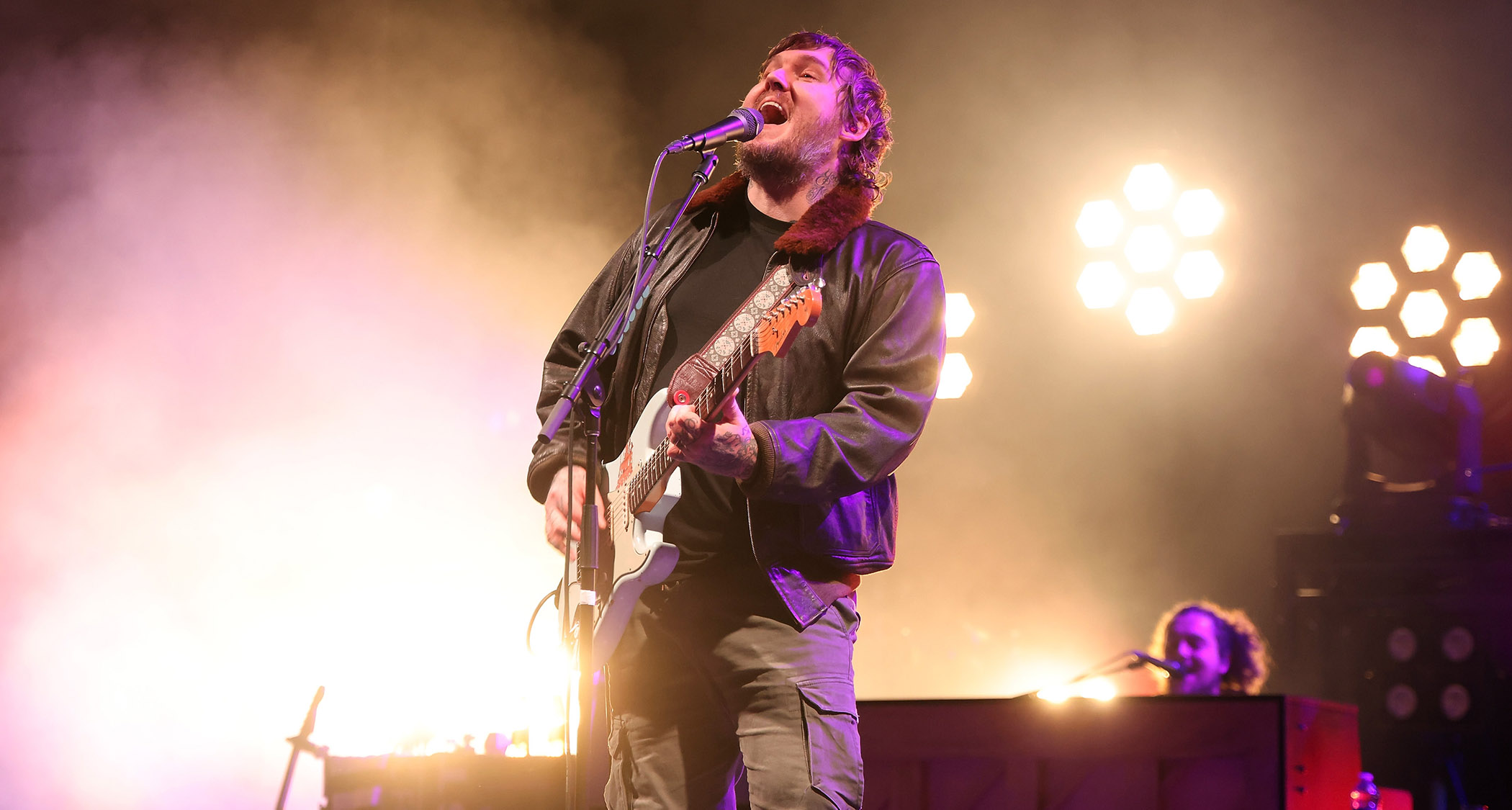Brian Fallon performs with the Gaslight Anthem in 2022.