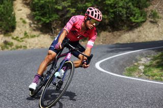 ANDORRELAVIEILLE ANDORRA JULY 11 Sergio Higuita of Colombia and Team EF Education Nippo during the 108th Tour de France 2021 Stage 15 a 1913km stage from Cret to AndorrelaVieille LeTour TDF2021 on July 11 2021 in AndorrelaVieille Andorra Photo by Tim de WaeleGetty Images