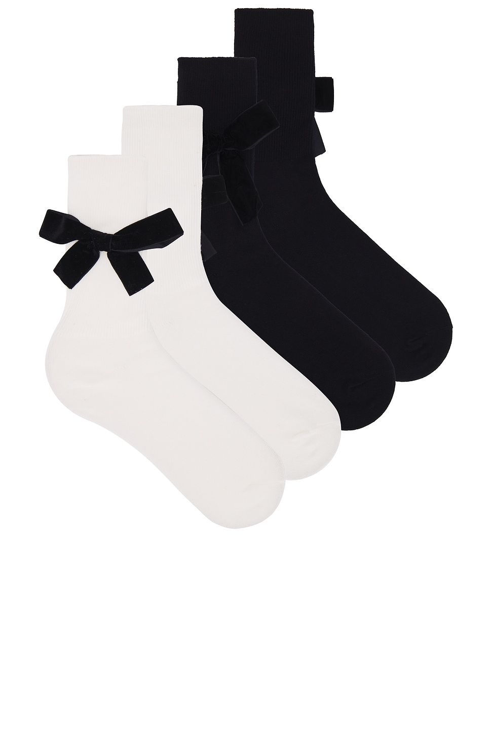 Jocelyn Bow Socks 2 Pack