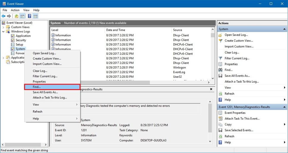 How to check your Windows 10 PC for memory problems Windows Central