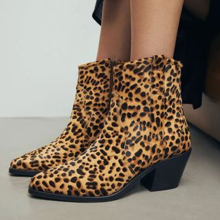 leopard print boots