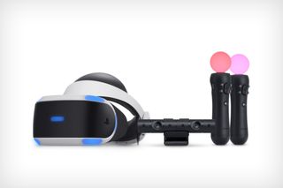 PSVR Headset, camera and controllers