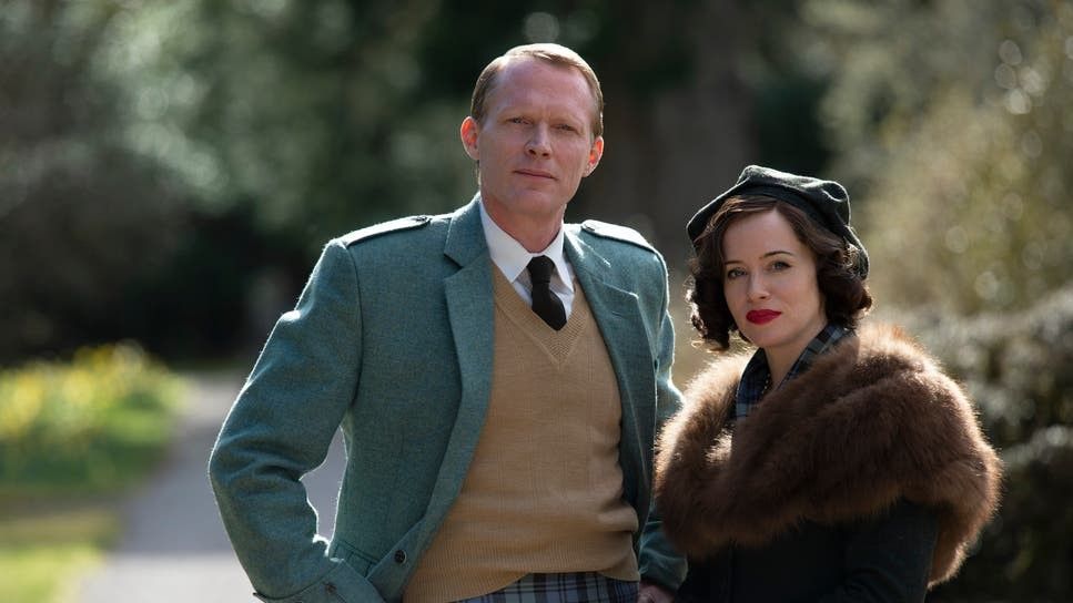 Paul Bettany and Claire Foy in A Very British Scandal