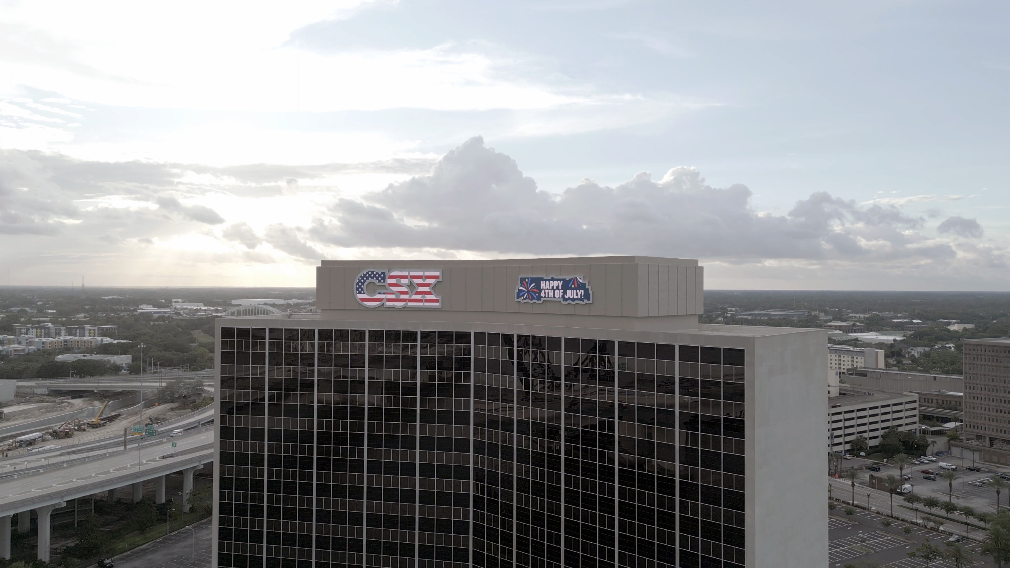 The CSX Transportation Building.