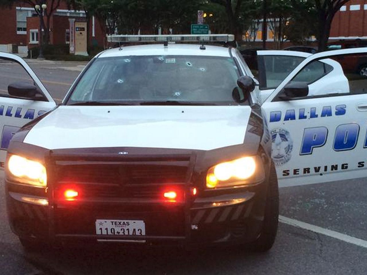 Dallas police car