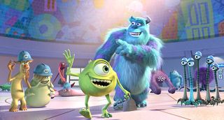 Little green monster Mike Wazowski is Gordon's favourite Pixar character due to him having similar mannerism and personality to the animator