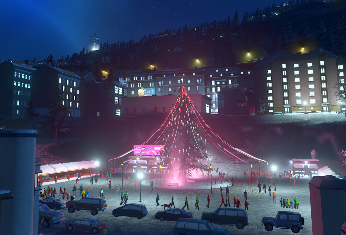 Cities Skylines Snowfall