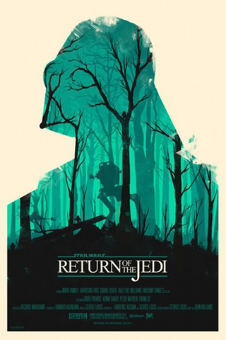 We love this moody creation for Return of the Jedi