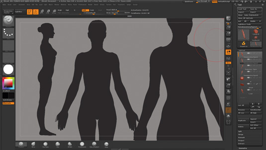 Check the silhouette of the torso to look for opportunities you might have missed to add more life into the character