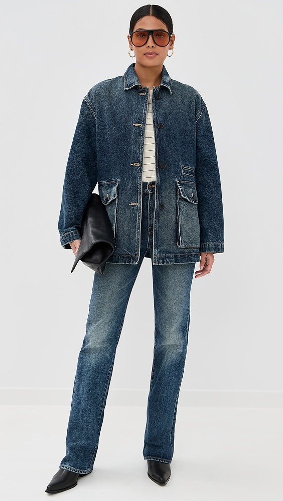Nili Lotan Temperance Denim Parka